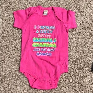 Pink Graphic Kids One Piece